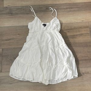 Grey Bandit White Flowy Dress